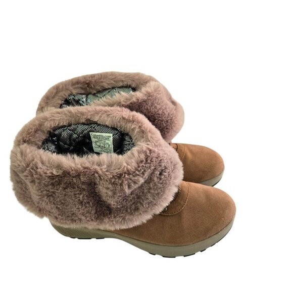 Columbia Slopeside Village Tan Suede Lace Up Insulated Waterproof Size 10 - Picture 1 of 10